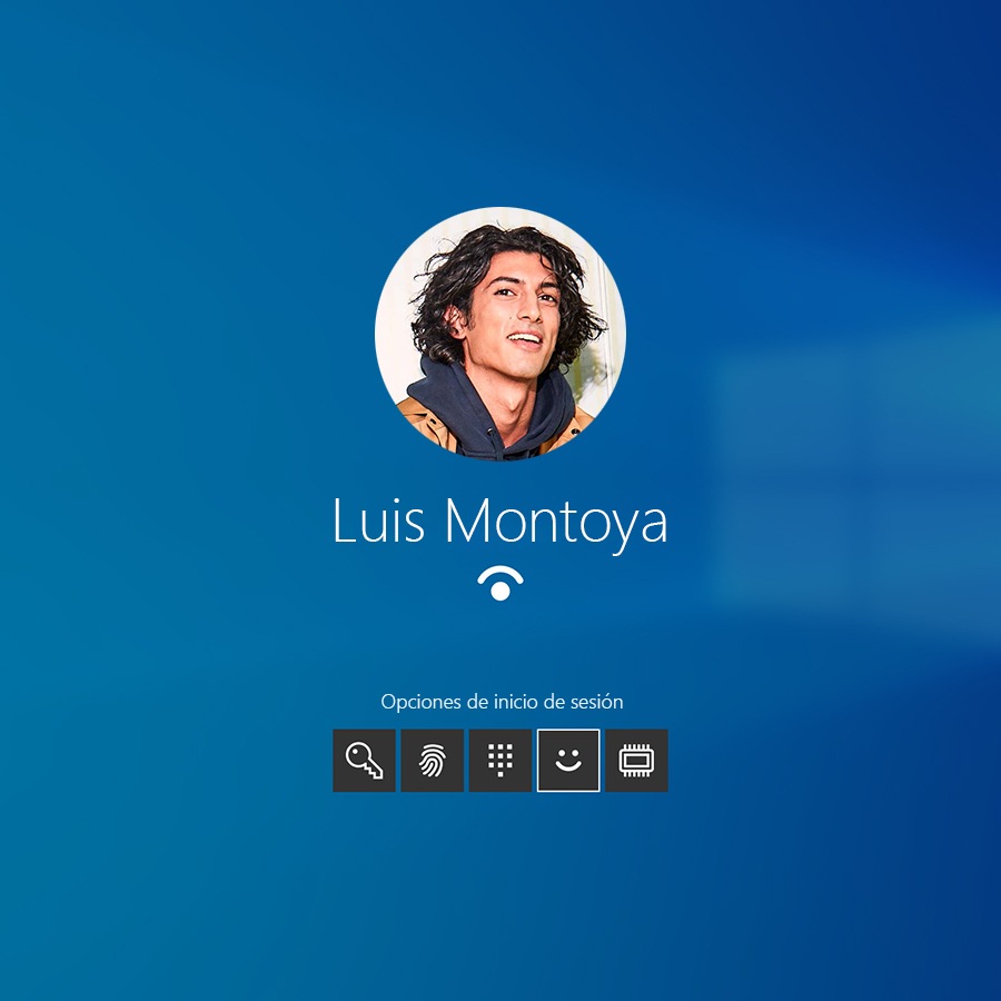 Windows 10 sign in screen