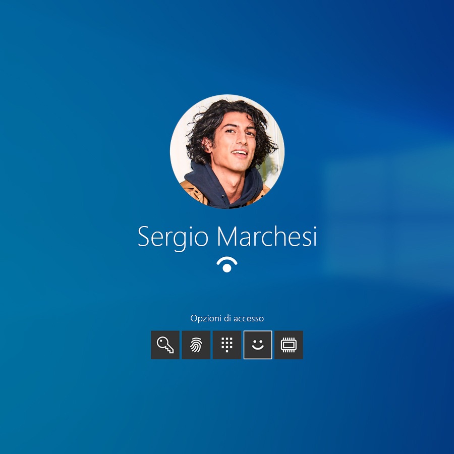 Windows 10 sign in screen