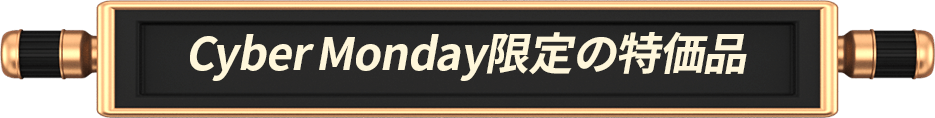 Cyber Monday限定の特価品