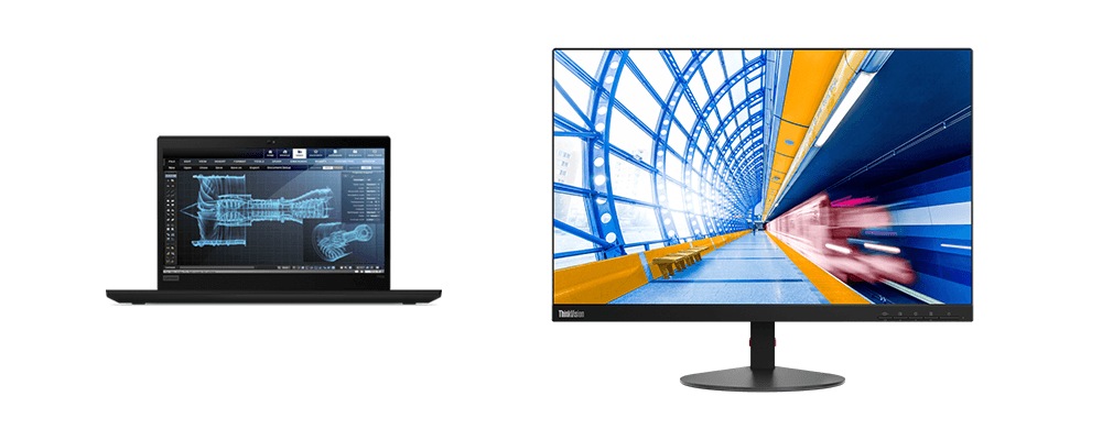ThinkPad
P43sとThinkVision S23D