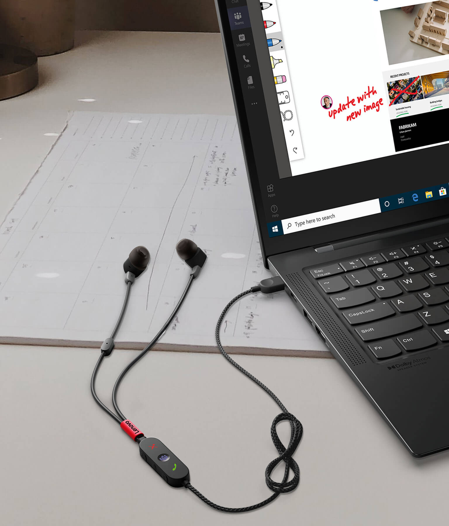 Lenovo Go USB-C ANC In-Ear Headphones | Premium ANC & ENC Audio