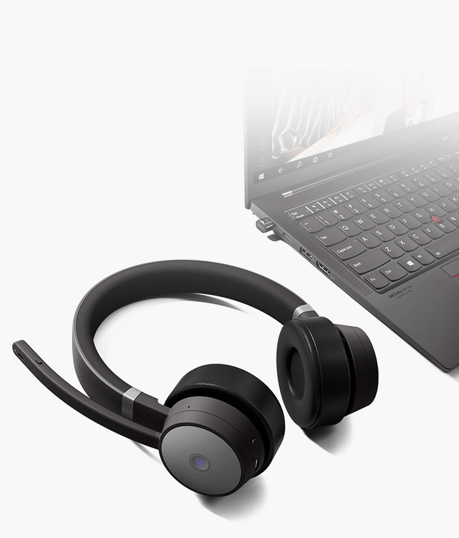 Lenovo Go Wireless ANC Headset | Wire-free Teams-certified Headset