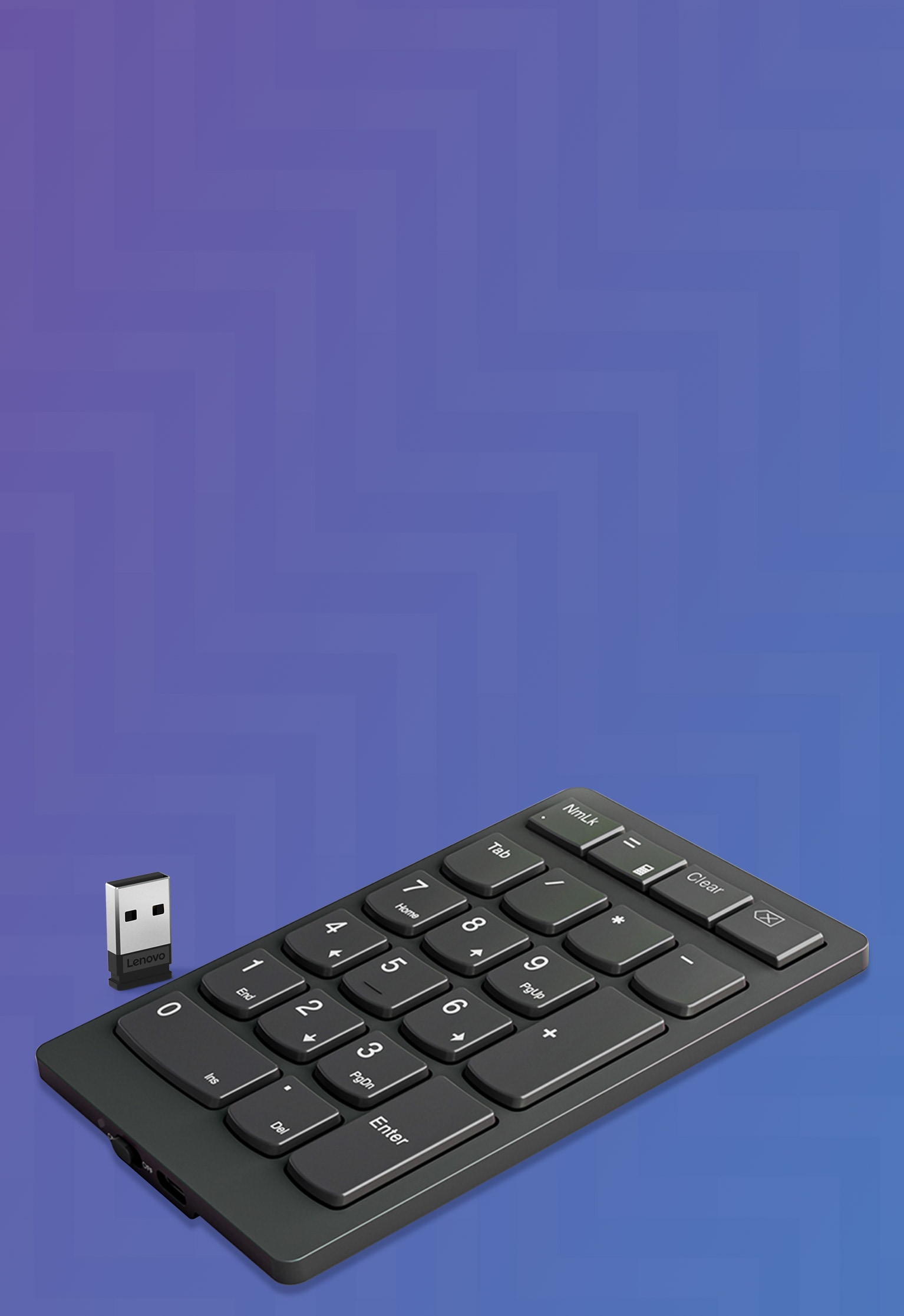 Teclado numerico para online portatil inalambrico