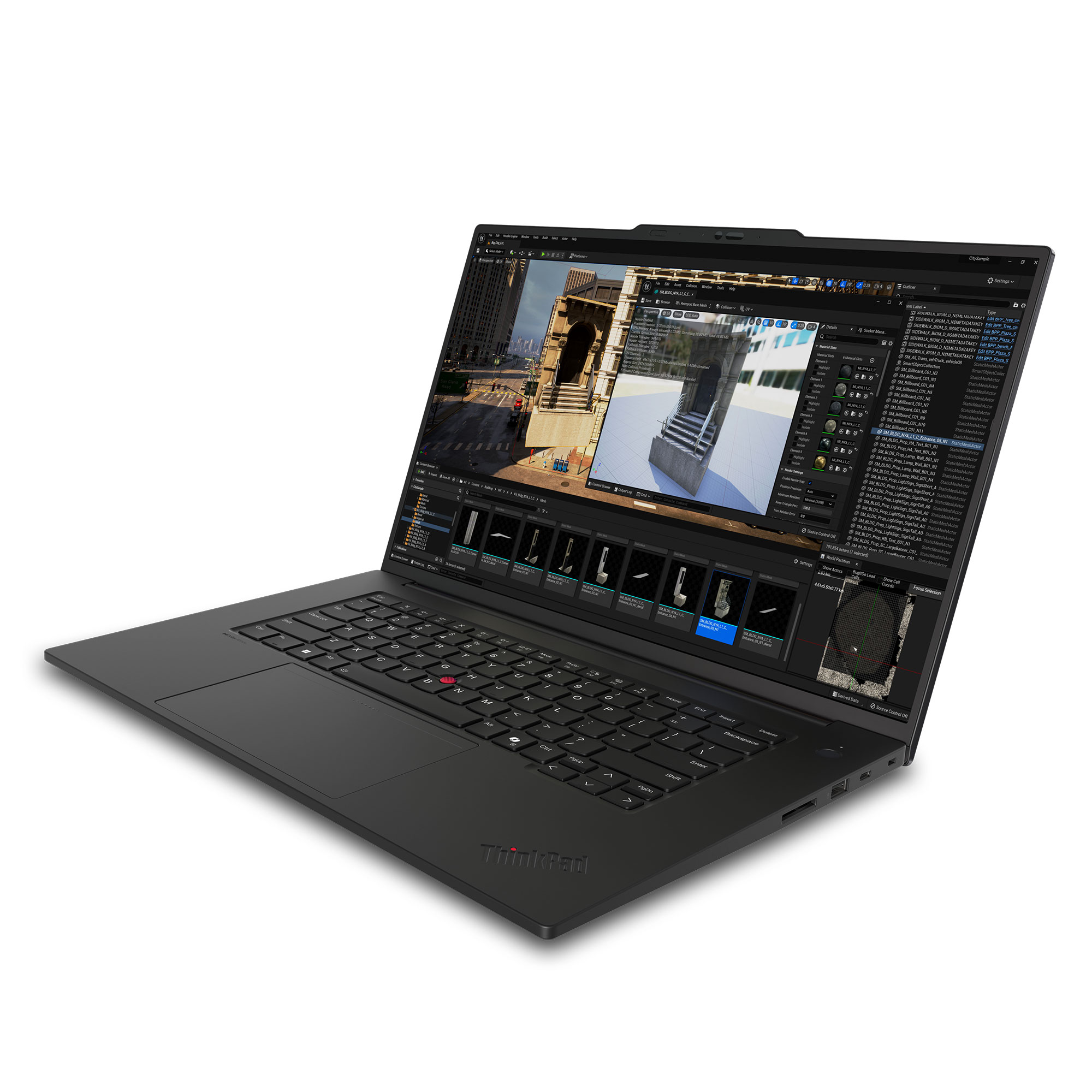 Lenovo ThinkPad P1 Gen 7 Intel Laptop, 16" IPS 165Hz, Ultra 7 155H - Picture 3 of 8