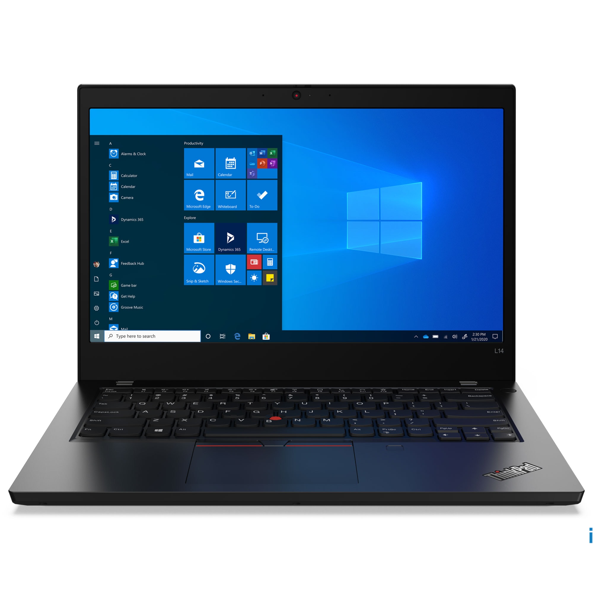 pic of Lenovo ThinkPad L14 Gen 2 Intel Laptop, 14.0" FHD IPS  LED Backlight, i5-1135G7