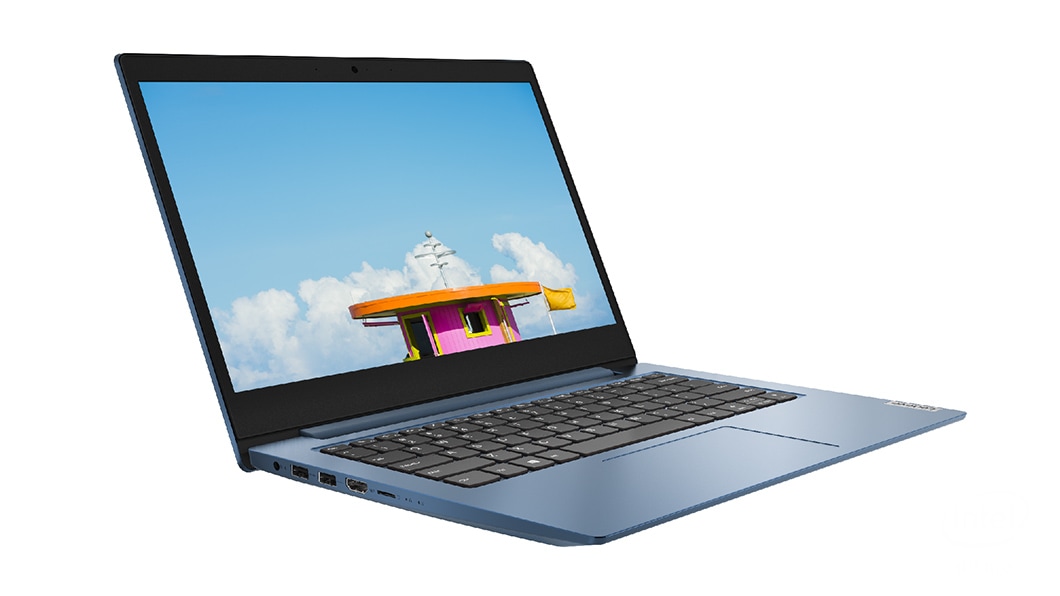 Lenovo IdeaPad 1i, 14 HD (1366x768) LCD portátil de negocios antirreflejo,  Intel Celeron N4020 de doble núcleo hasta 1.1 GHz, 4 GB de RAM, 64 eMMC