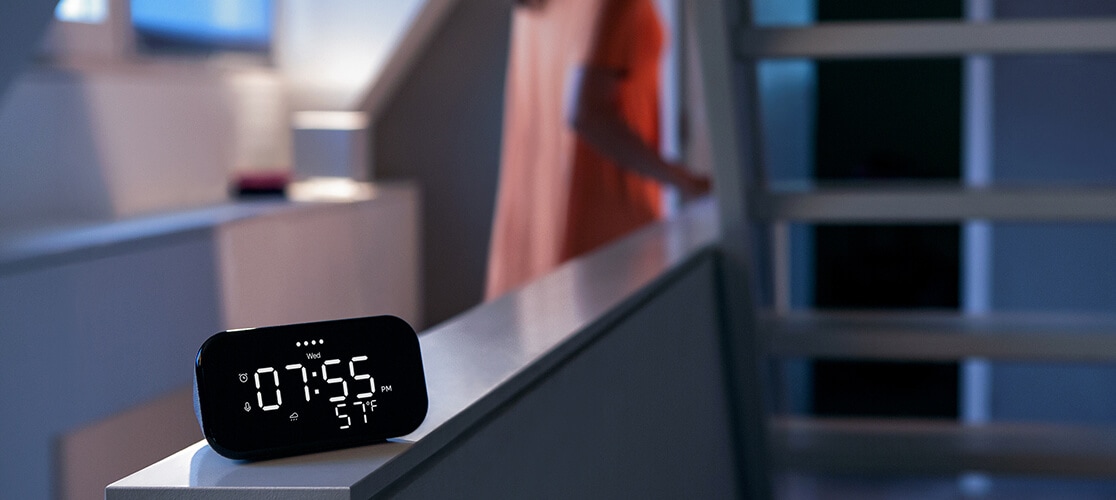 Smart Clock Essential | Smart Clock for Any Room | Lenovo US