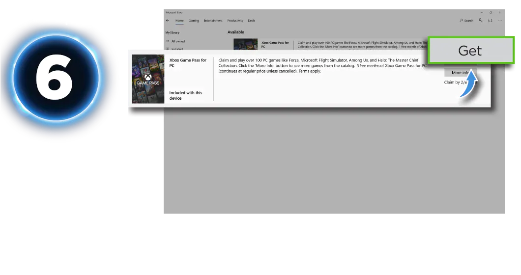 How to claim free 3 months of PC Game Pass.