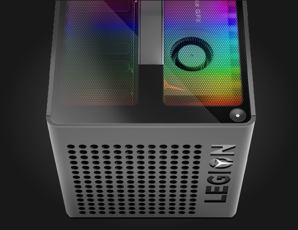 Lenovo Legion C730 gaming cube, top view