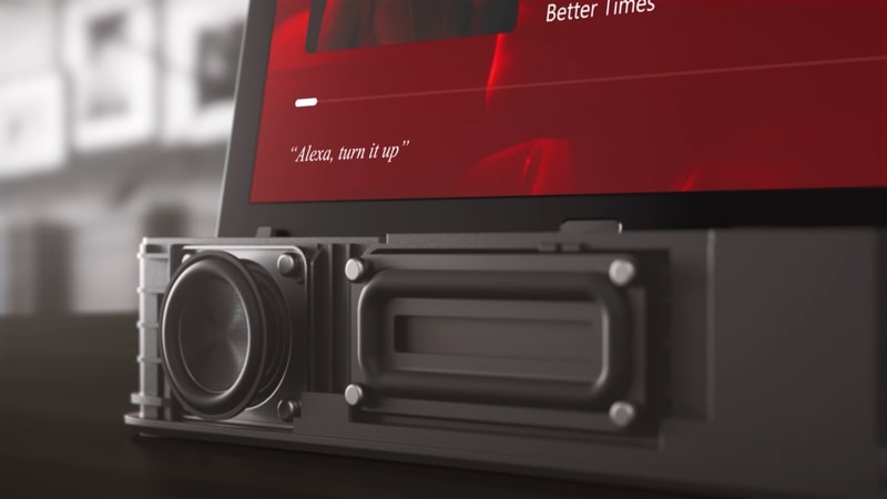 Altavoz de Lenovo Smart Tab con tecnología Dolby