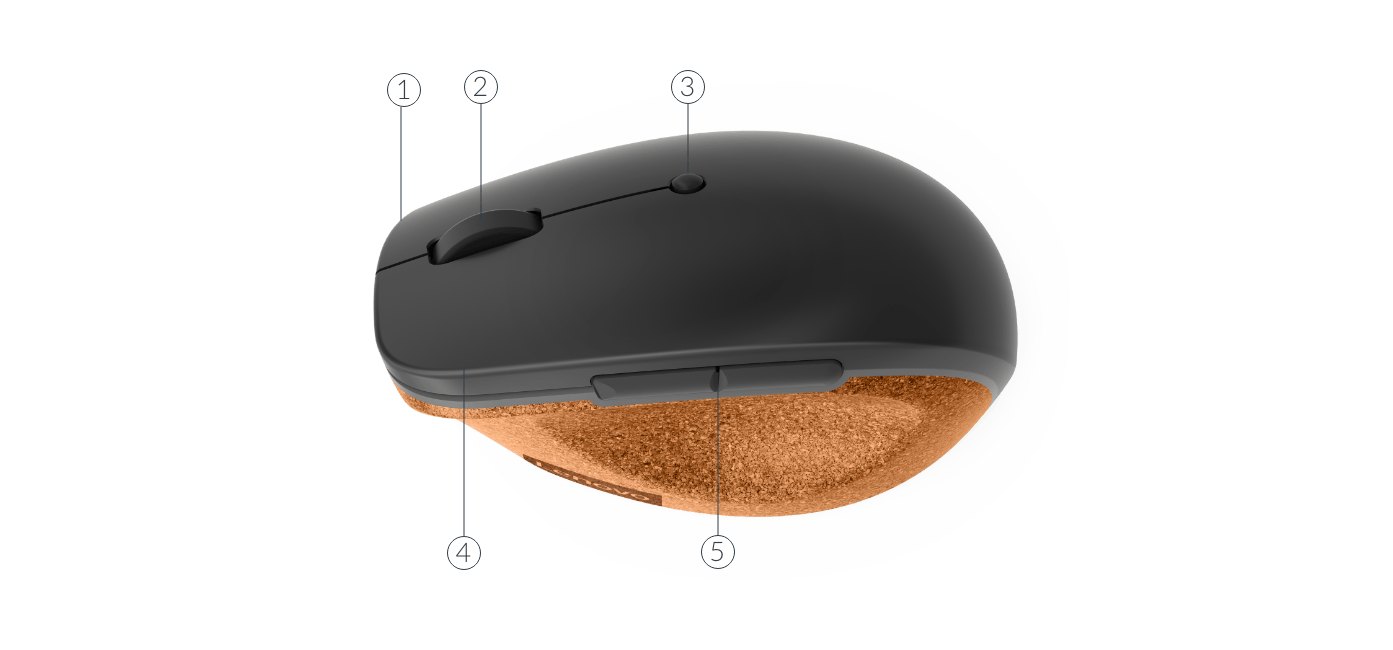 Lenovo Go Wireless Vertical Mouse;