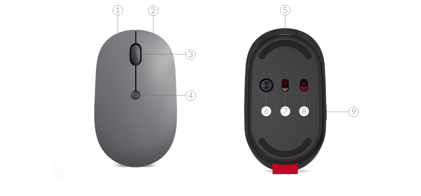 Muildier Harmonisch Sporten Lenovo Go USB-C Wireless Mouse | Lenovo Nederland