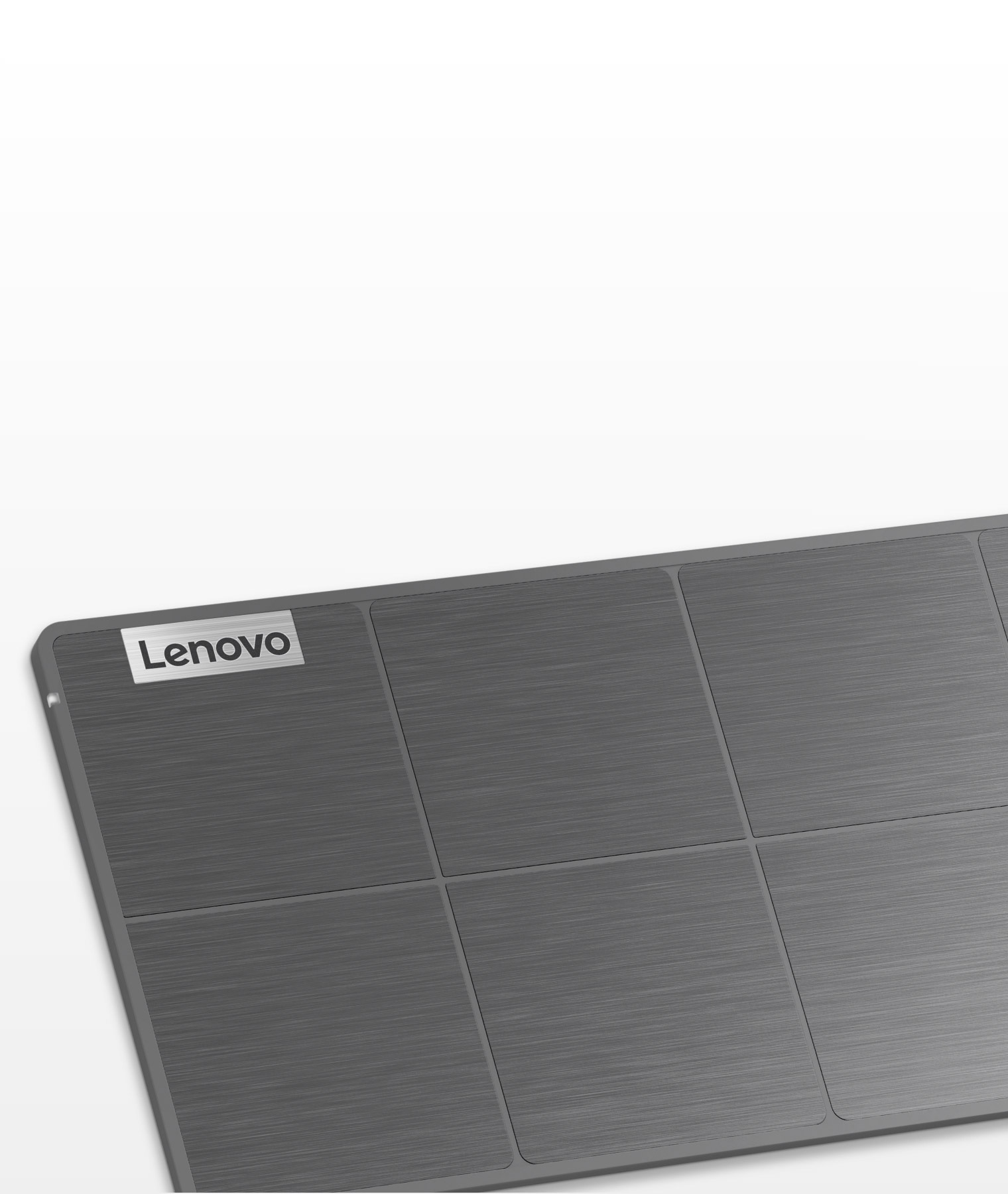 Lenovo Go USB-C Wireless Charging Kit closeup of the top to the charging mat