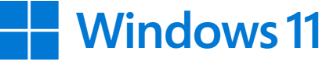 Modré logo Windows 11