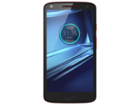 a turned on smartphone with blue background, and at the center display the date and time to save battery