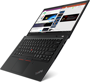 ThinkPad T495s Open Flat