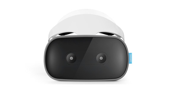 Lenovo Mirage Solo с VR-шлемом Daydream VR, вид спереди