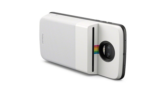 Модуль-принтер Moto Polaroid Insta-Share, вид справа