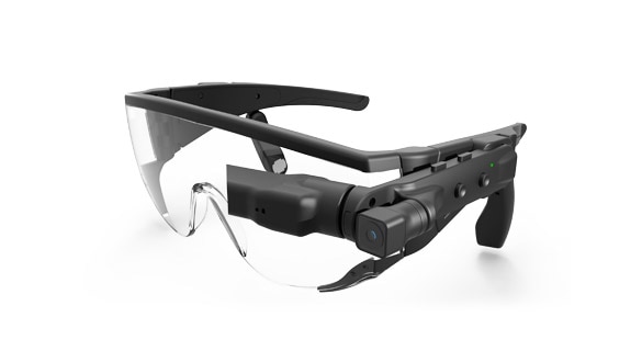 Очки дополненной реальности Lenovo New Glass C210, вид спереди под углом