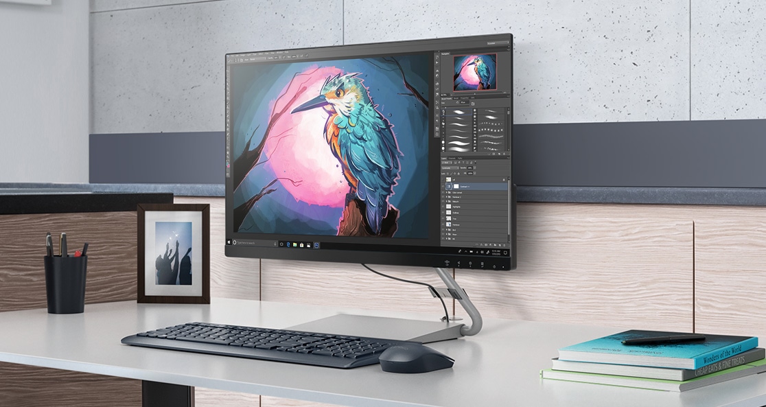 Lenovo Q24i Monitor | Stylish, vivid 23.8" monitor | Lenovo Malaysia