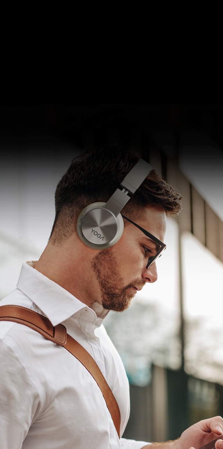 Lenovo Yoga ANC Headphones Stylish active noise cancellation