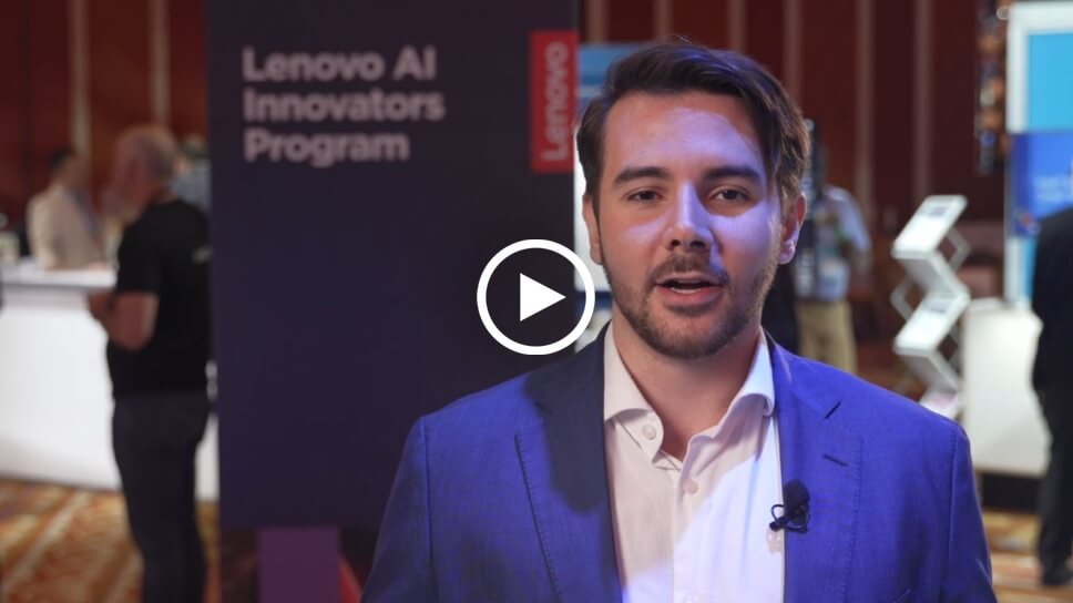 Nicholas Borsotto stellt das Lenovo AI Innovators-Programm vor
