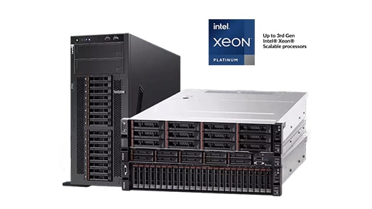 Servers aangedreven door Intel® Xeon® schaalbare processoren