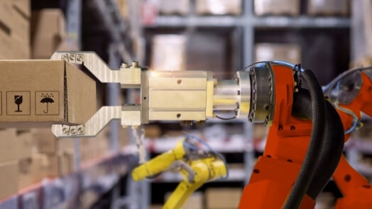 Robotic package handling with Edge AI