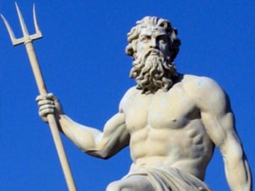 Lenovo Neptune - statue de pierre de Neptune