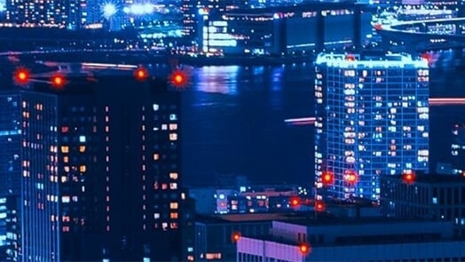 Nighttime cityscape
