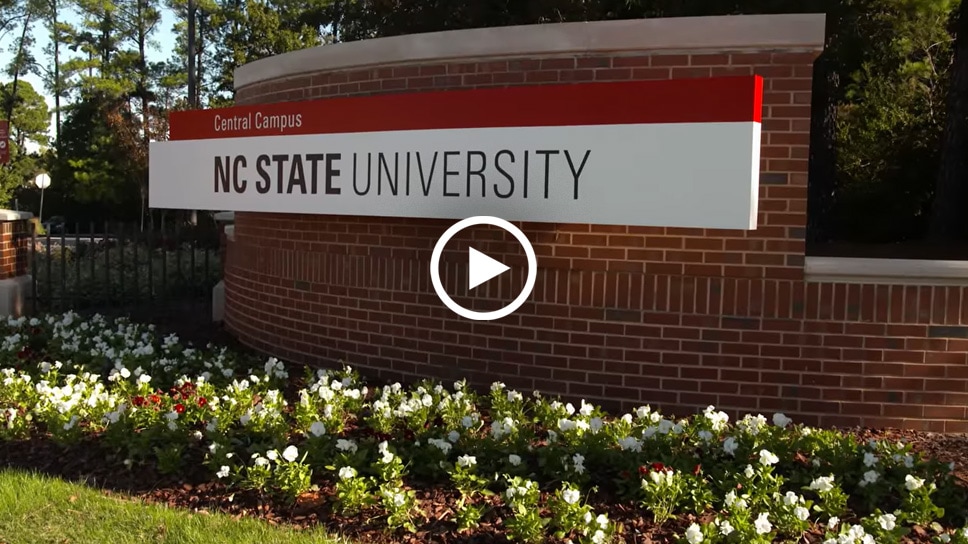 Research at NCSU - NC State University entrance