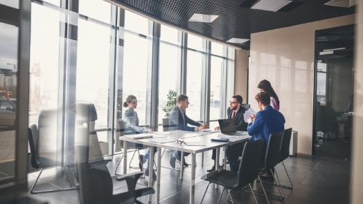 Business people collaborating in office environment