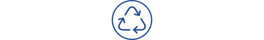 Line icon depicting Sustainable Solutions