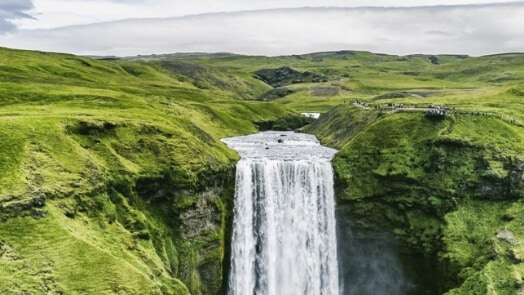 Cascata in Islanda