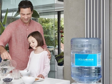 Aquaservice étanche la soif croissante de livraison d’eau à domicile