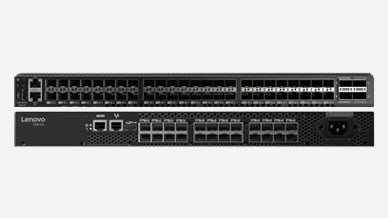 Fibre channel switchesLenovo Fibre Channel Switches - front facing 2 stack