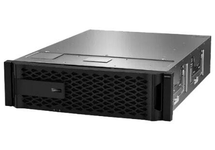 ThinkSystem DE Series Storage Arrays, front view