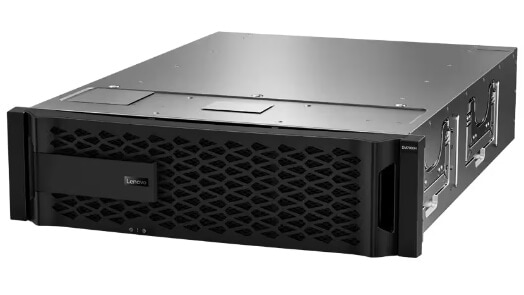 ThinkSystem DE Series Storage Arrays, front view