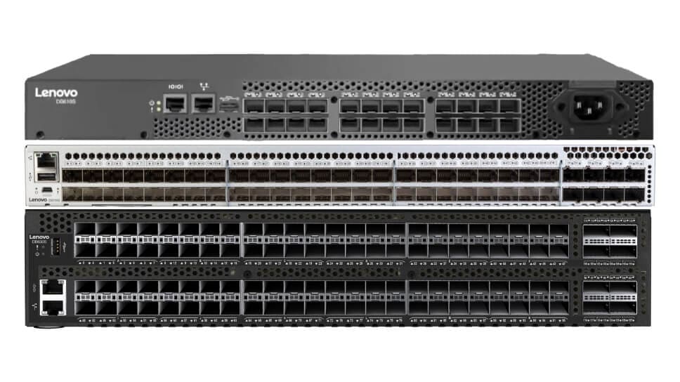 Fibre Channel Switches, front view