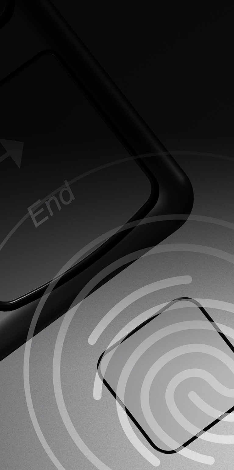 Yoga C940 Fingerprint Login Closeup